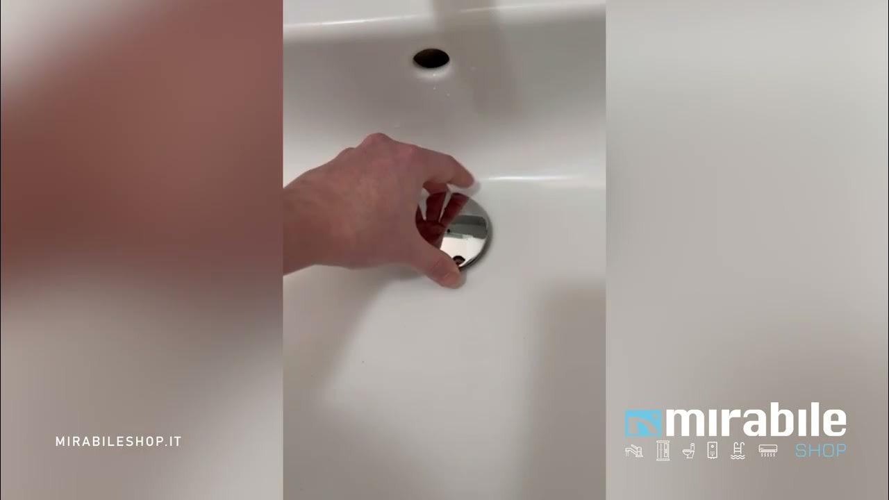 Guida all'installazione del Tappo Salterello Universale Click - Clack per lavandino