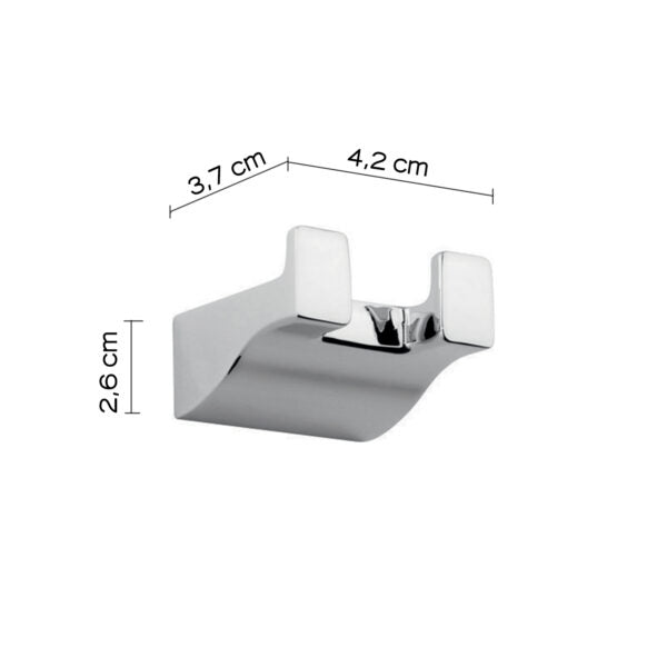 Appendiabiti cromato "Glamour"