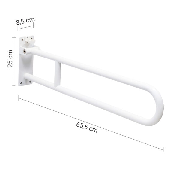 Appoggio ribaltabile bianco "Fortis"