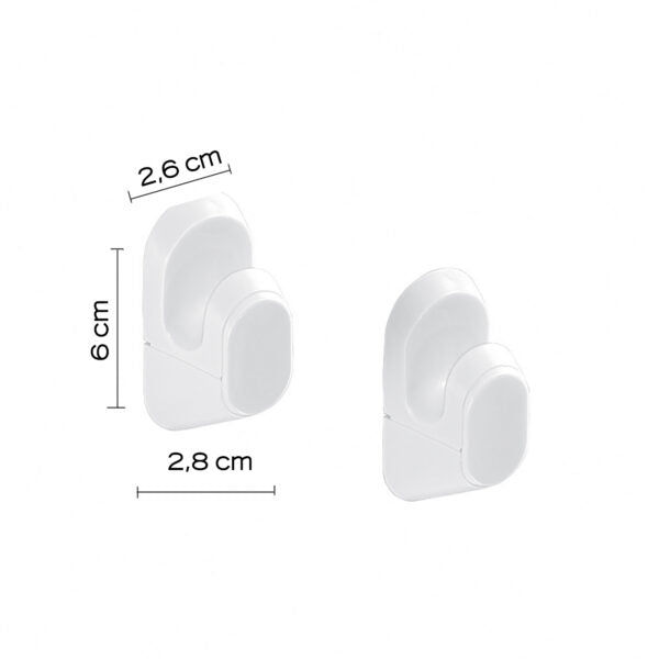 Appendiabiti 2 pezzi bianco "Junior"