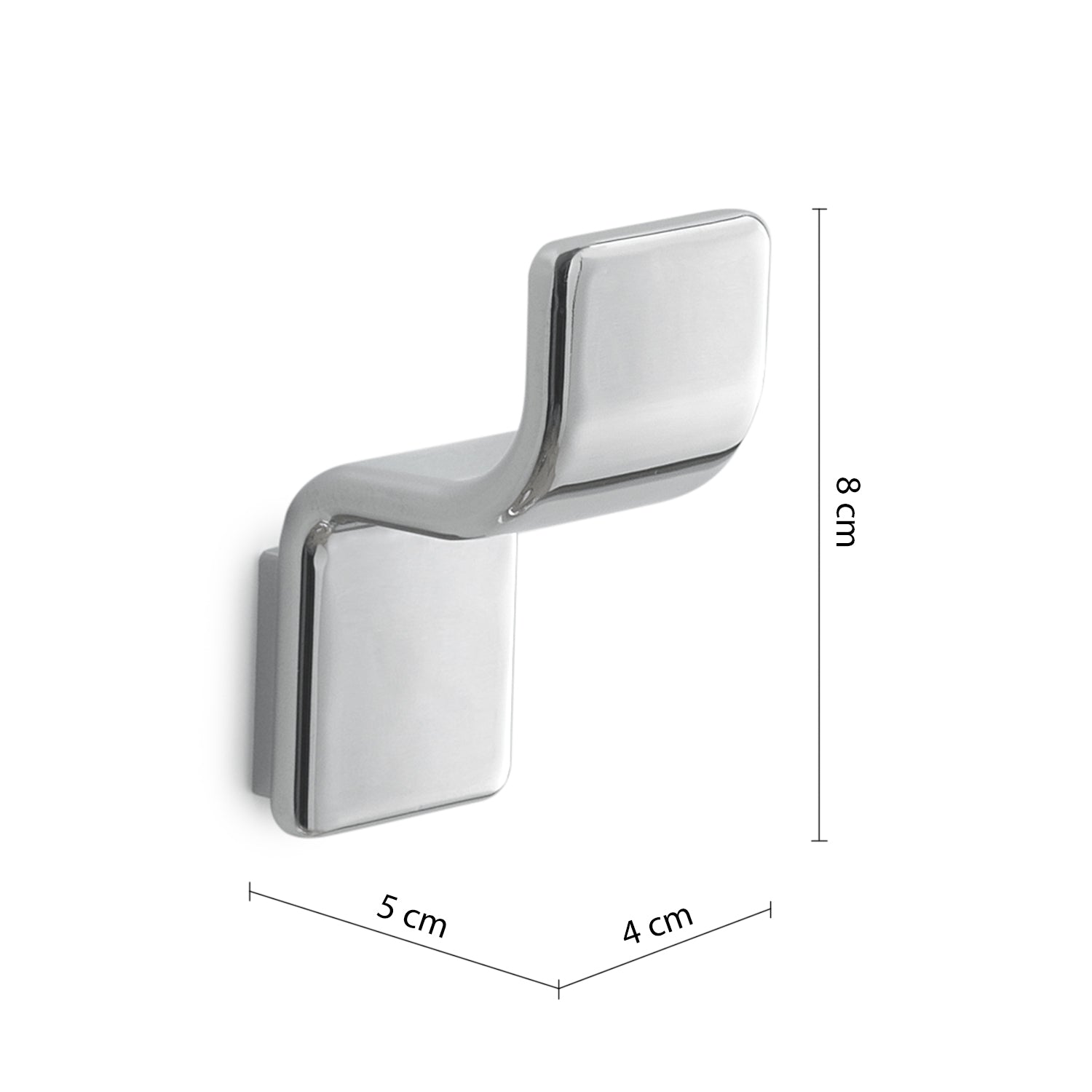 Appendino per accappatoi cromato "Il giglio"