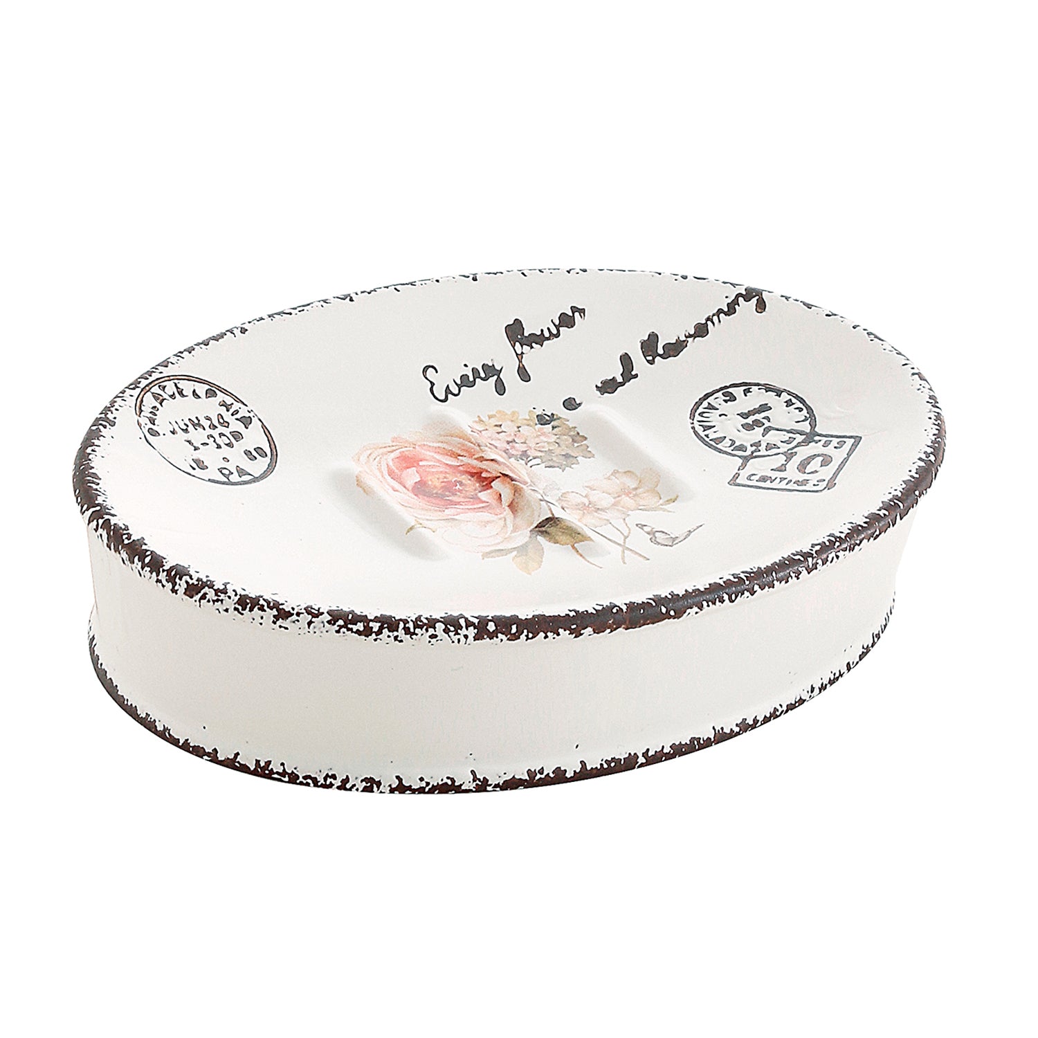 Porta sapone bianco "Clothilde"