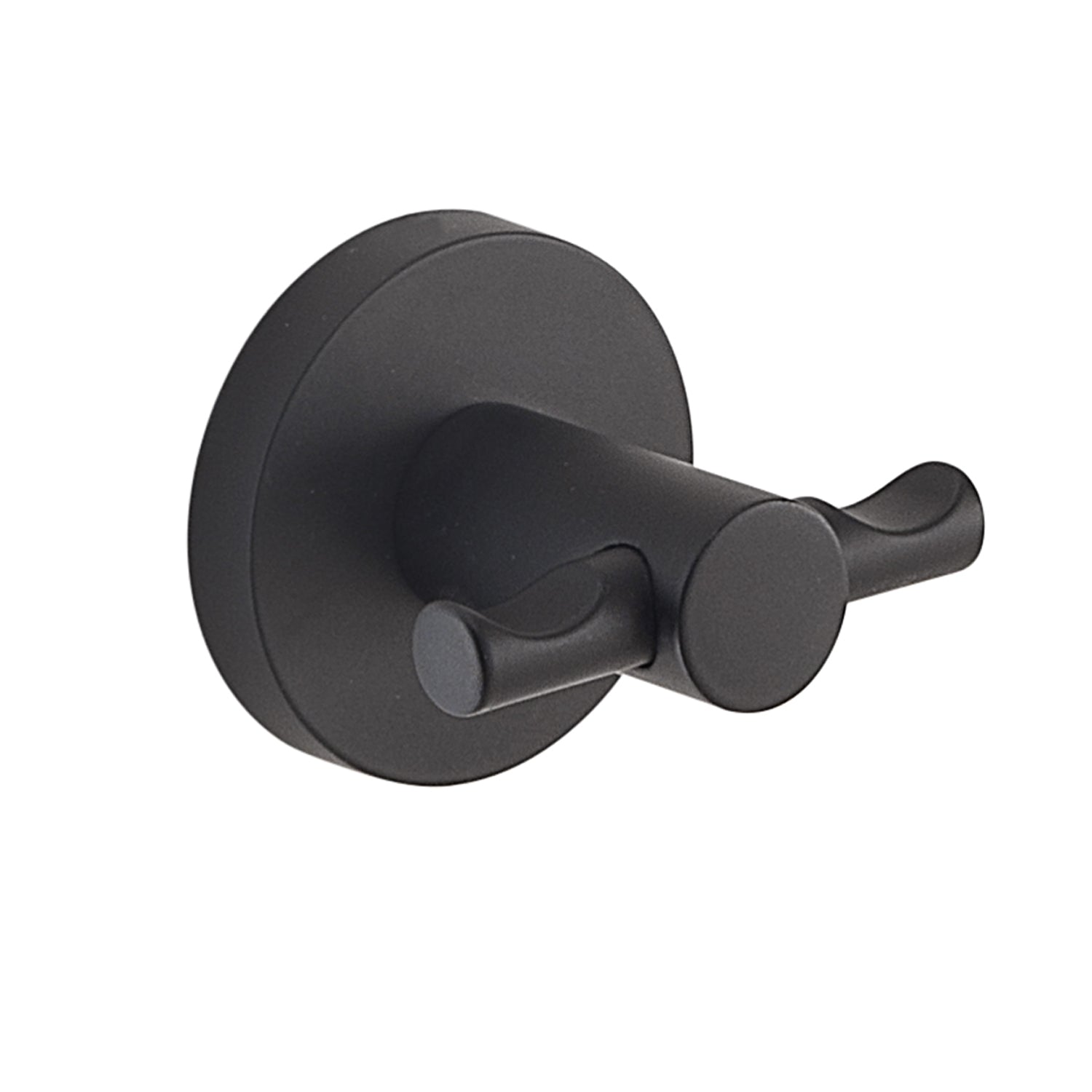 Appendiabiti doppio nero matt "Felce"