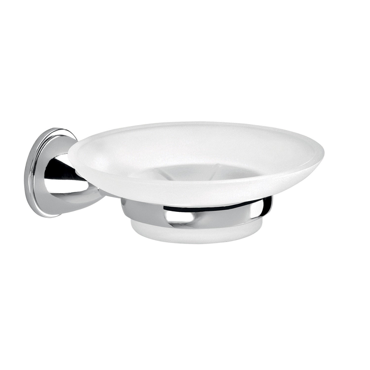 Porta sapone cromato "Genziana"