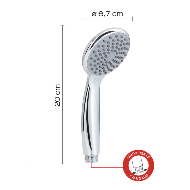 Doccetta doccia 1 getto cromato - Easy 05