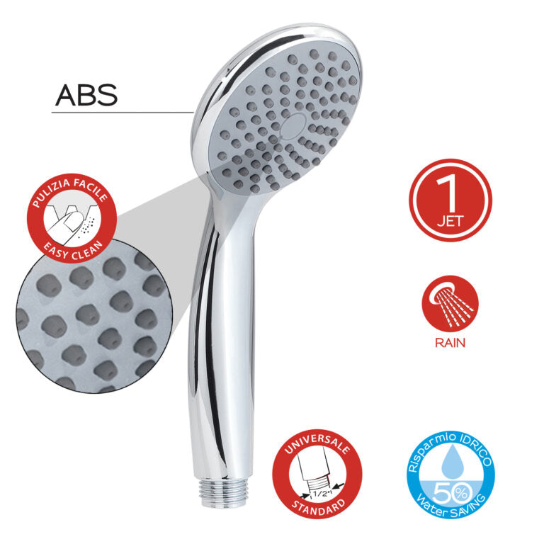 Doccetta doccia 1 getto cromato - Easy 05