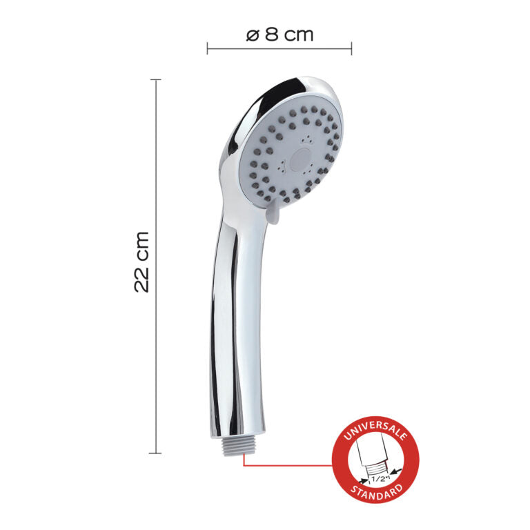 Doccetta Star 01 3 getti cromato