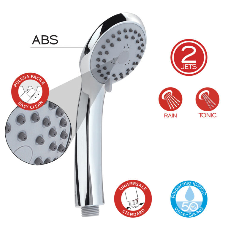 Doccetta Star 01 3 getti cromato