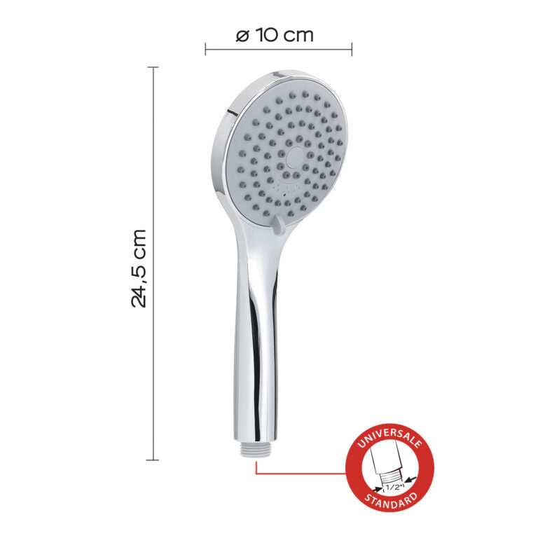 Doccetta Star 05 3 getti cromato