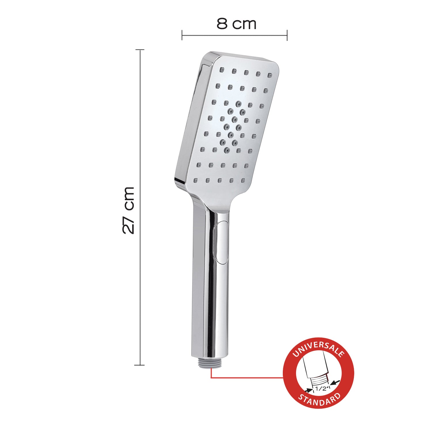 Doccetta Tech 10 3 getti cromato