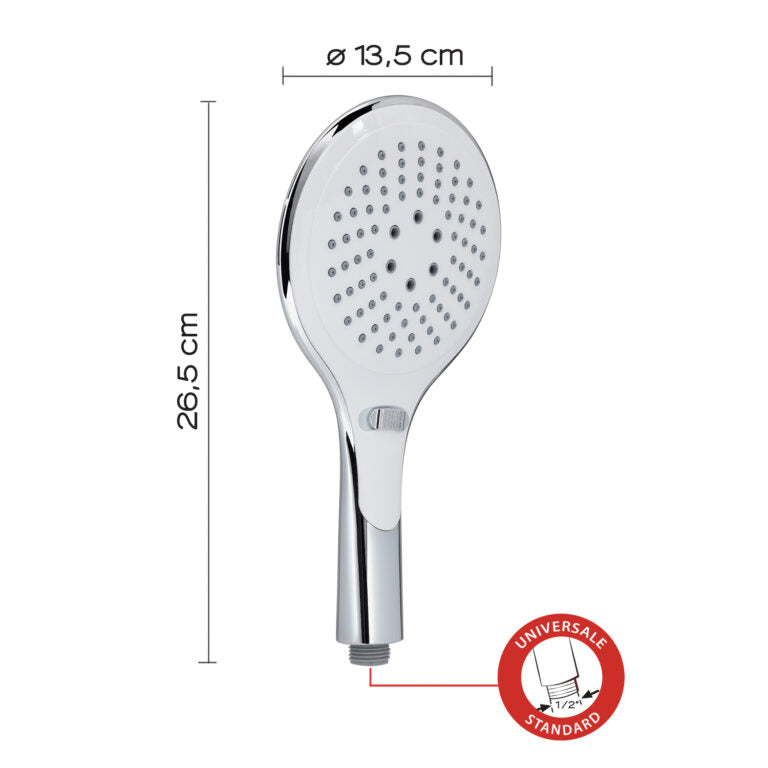 Doccetta doccia 3 getti bianco/cromato - Tendence 00