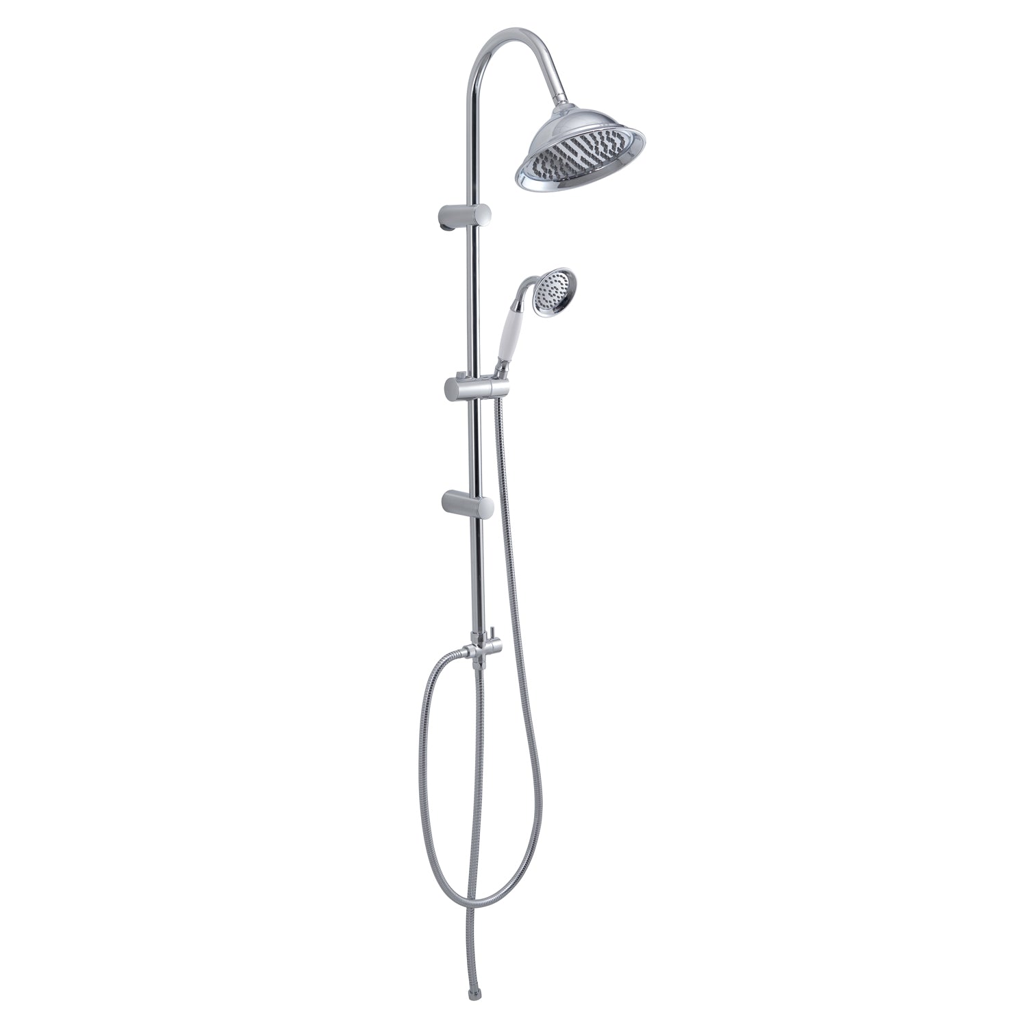 Colonna doccia 1 getto soffione 20 cm cromato "Liberty 00"