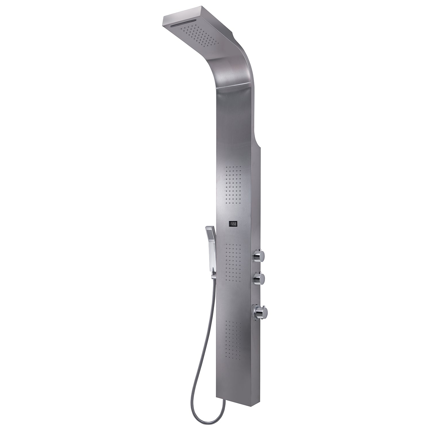 Pannello doccia termostatico spazzolato "Spa 02"