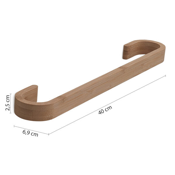 Bamboom portasalviette cm 40 naturale "Himalaya"