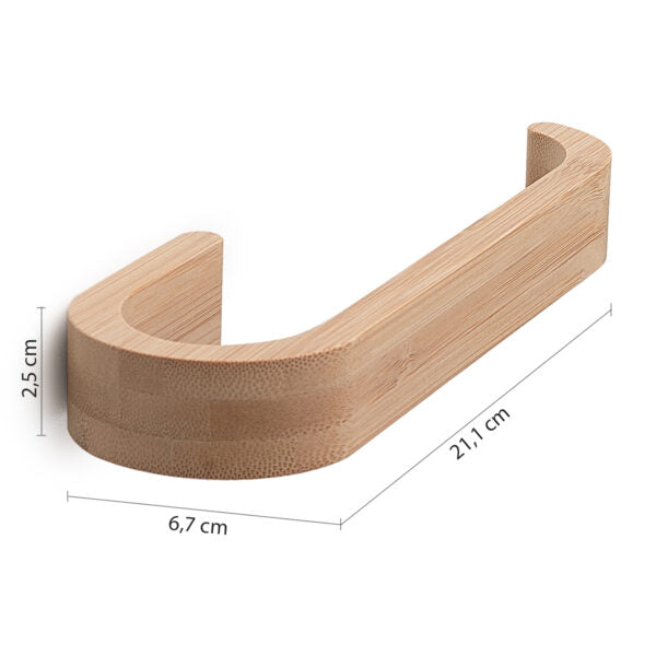 Bamboom partasalviette ad anello naturale "Himalaya"