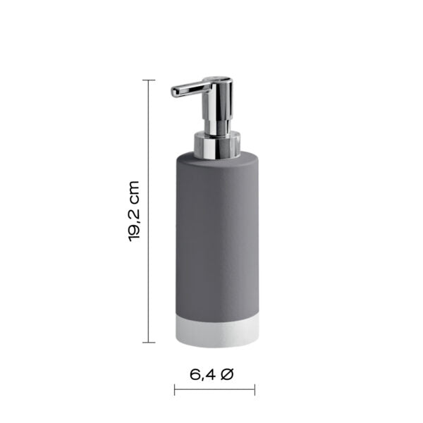 Dispenser sapone grigio "New mizar"
