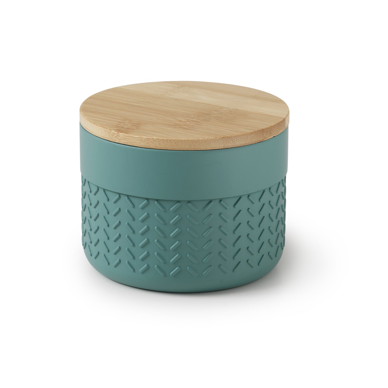 Bamboom contenitore verde/naturale "Thea"