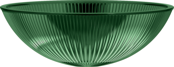 Jubilee Lavabo colore verde master Ø 40 in vetro veneziano 100% italiano