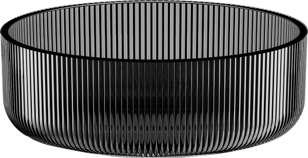 Datejust Lavabo colore Nero fumo Ø 42 in vetro veneziano 100% italiano