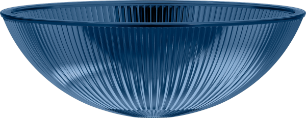 Jubilee Lavabo colore profondo blu Ø 40 in vetro veneziano 100% italiano