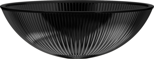 Jubilee Lavabo colore nero fumo Ø 40 in vetro veneziano 100% italiano