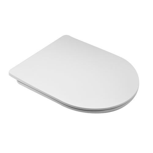 Tavoletta wc thermo hard slim u soft clip bianco