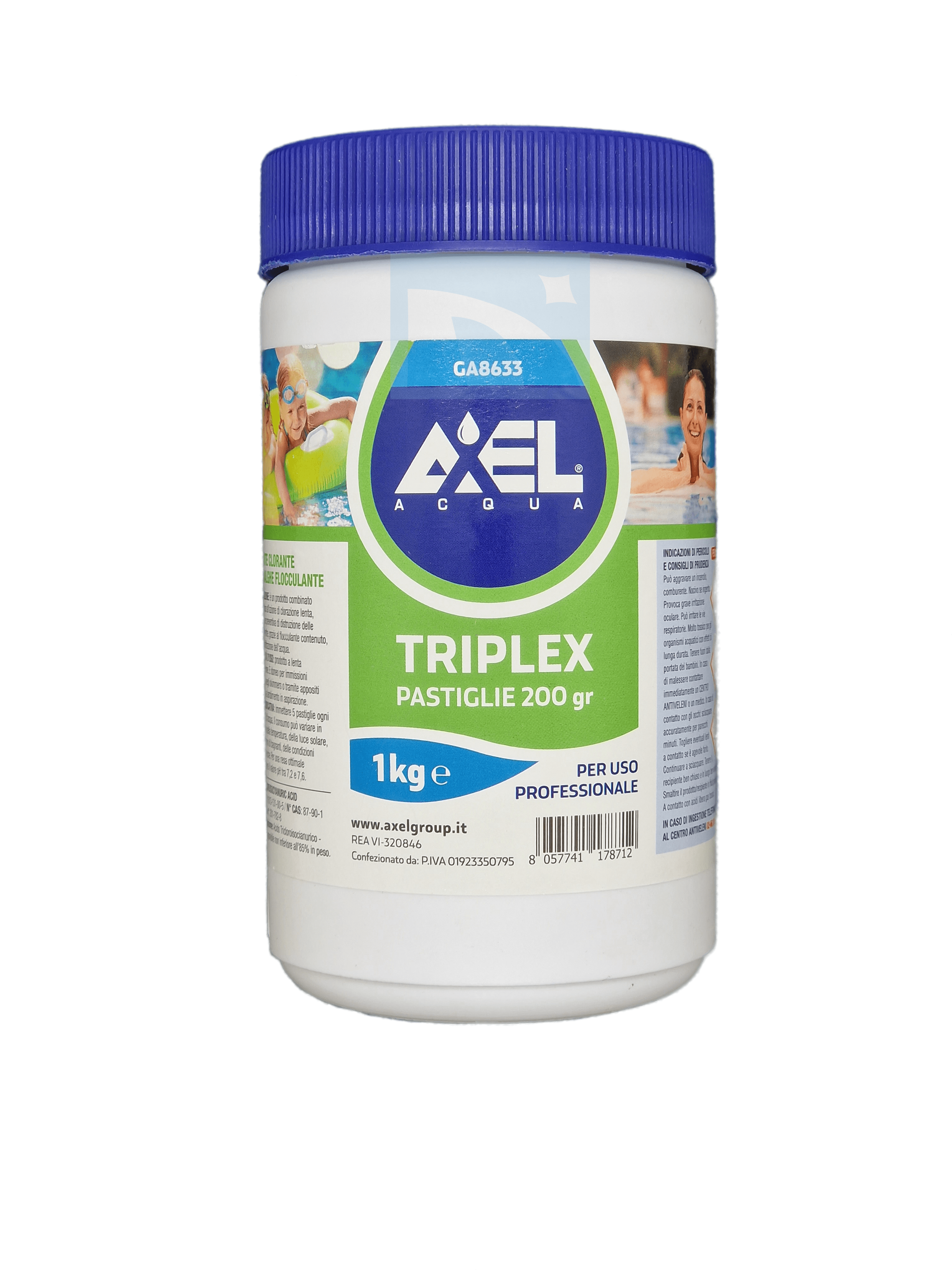 TRIPLEX PASTIGLIE 200 G. FORMATO 10 KG