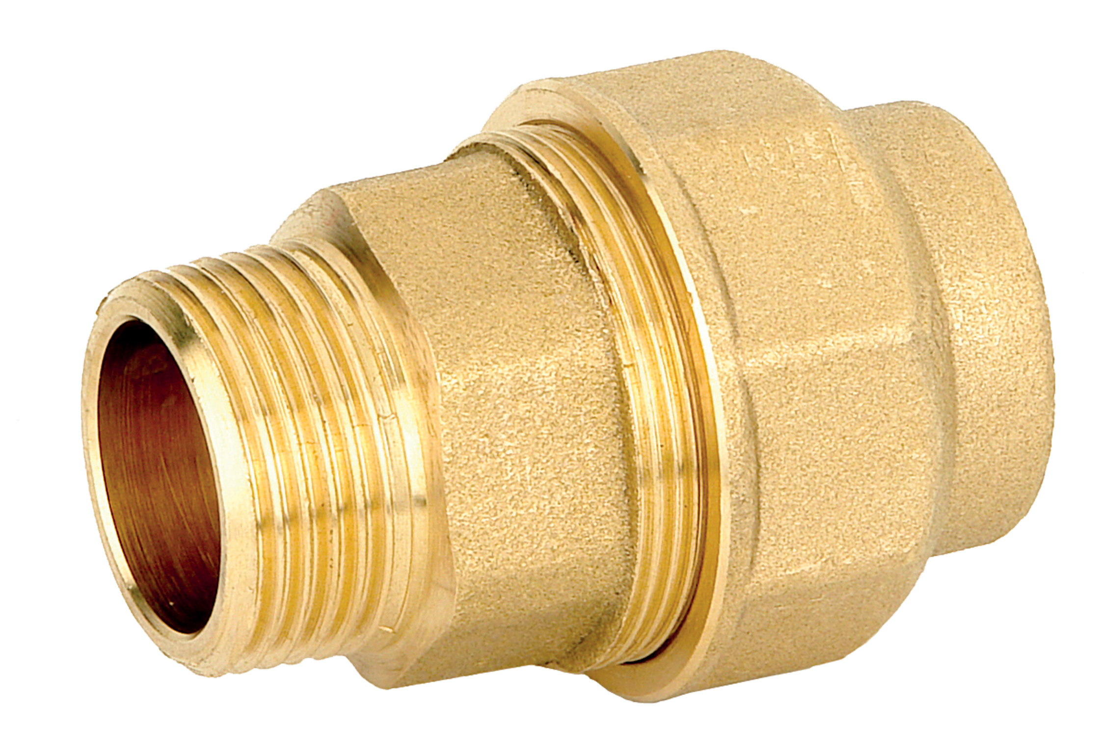 Raccordo dritto maschio 25x3/4" per tubo PE