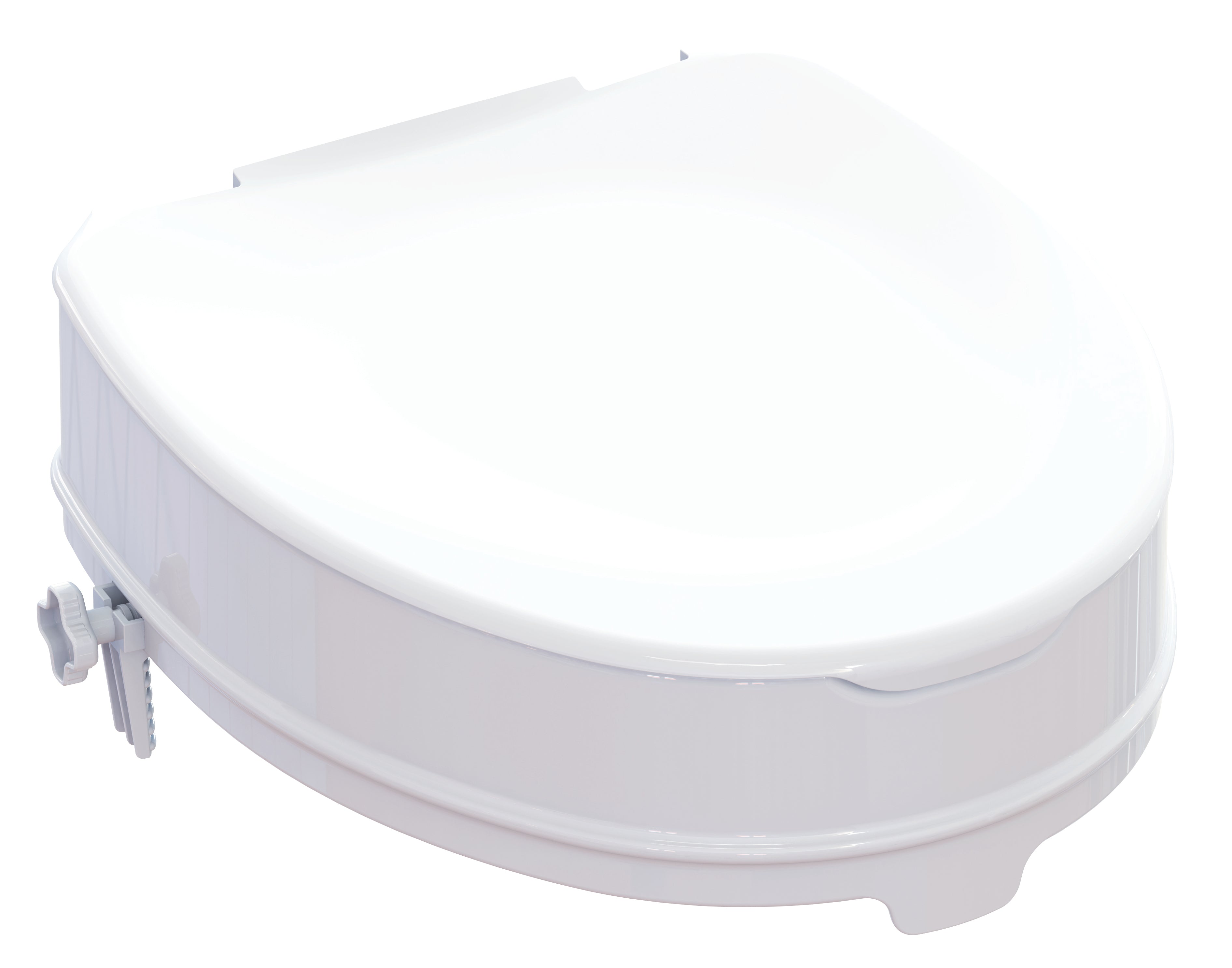 Alzawater universale con sistema di bloccaggio e coperchio H=6 cm