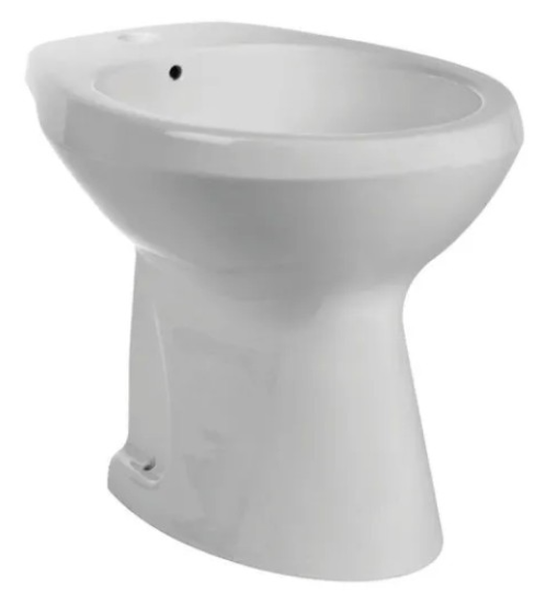 Bidet a terra in ceramica bianca serie Elite
