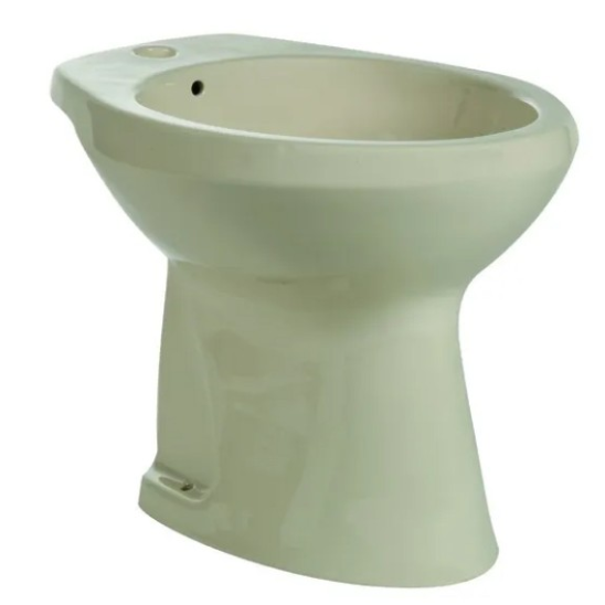Bidet a terra in ceramica champagne serie Elite