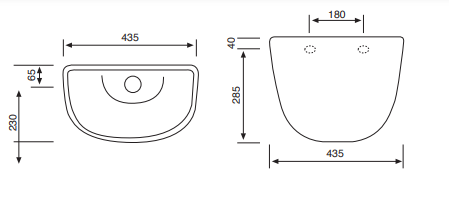 Cassetta in ceramica champagne serie Elite