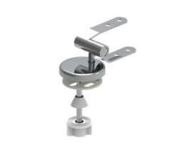 Cerniera per sedile WC - Uni NS Inox