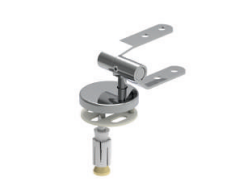 Cerniera per sedile WC - Uni Ns con espansore laterale in acciaio inox