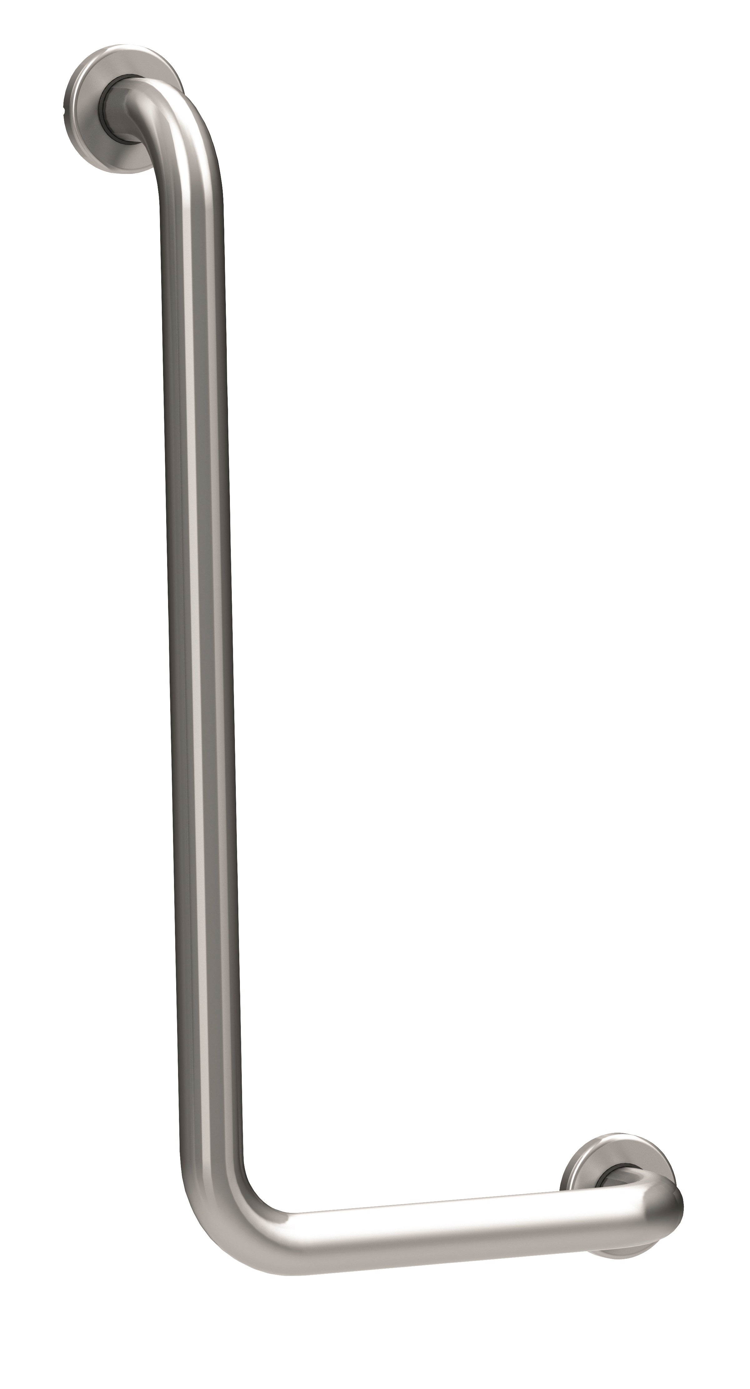 Corrimano a 90° destro satinato 30x60 cm