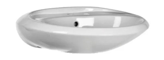 Lavabo in ceramica bianca serie Elite 60 cm