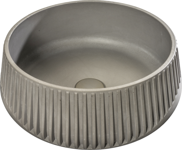Gear grey Lavabo in cemento Ø 39