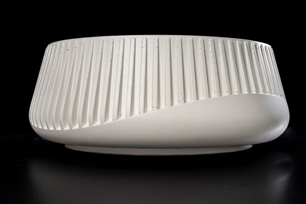 Gear white Lavabo in cemento Ø 39