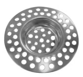 Filtro per lavello in acciaio cromato