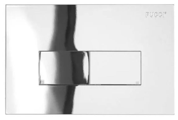 Placca di comando due tasti modello eco linea cromo - 80130562