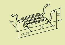 Sedile da vasca senza schienale