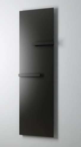 Radiatore termoarredo a pannello di design idraulico antracite modello Abbraccio 1820x452 mm