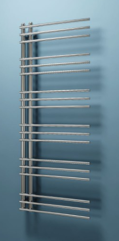 Radiatore termoarredo di design idraulico cromo modello Arpa 1600x500 mm