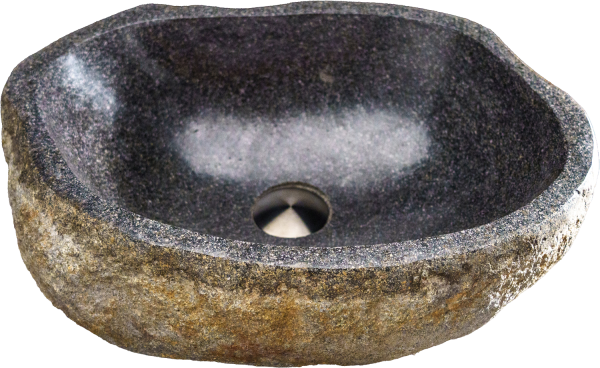 Joya Large Lavabo Ø 45 / 56 In pietra di fiume