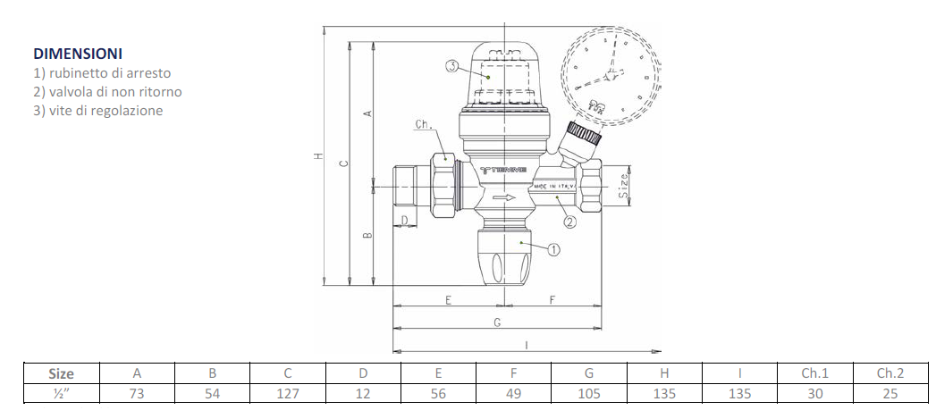 Valvola di riempimento automatico