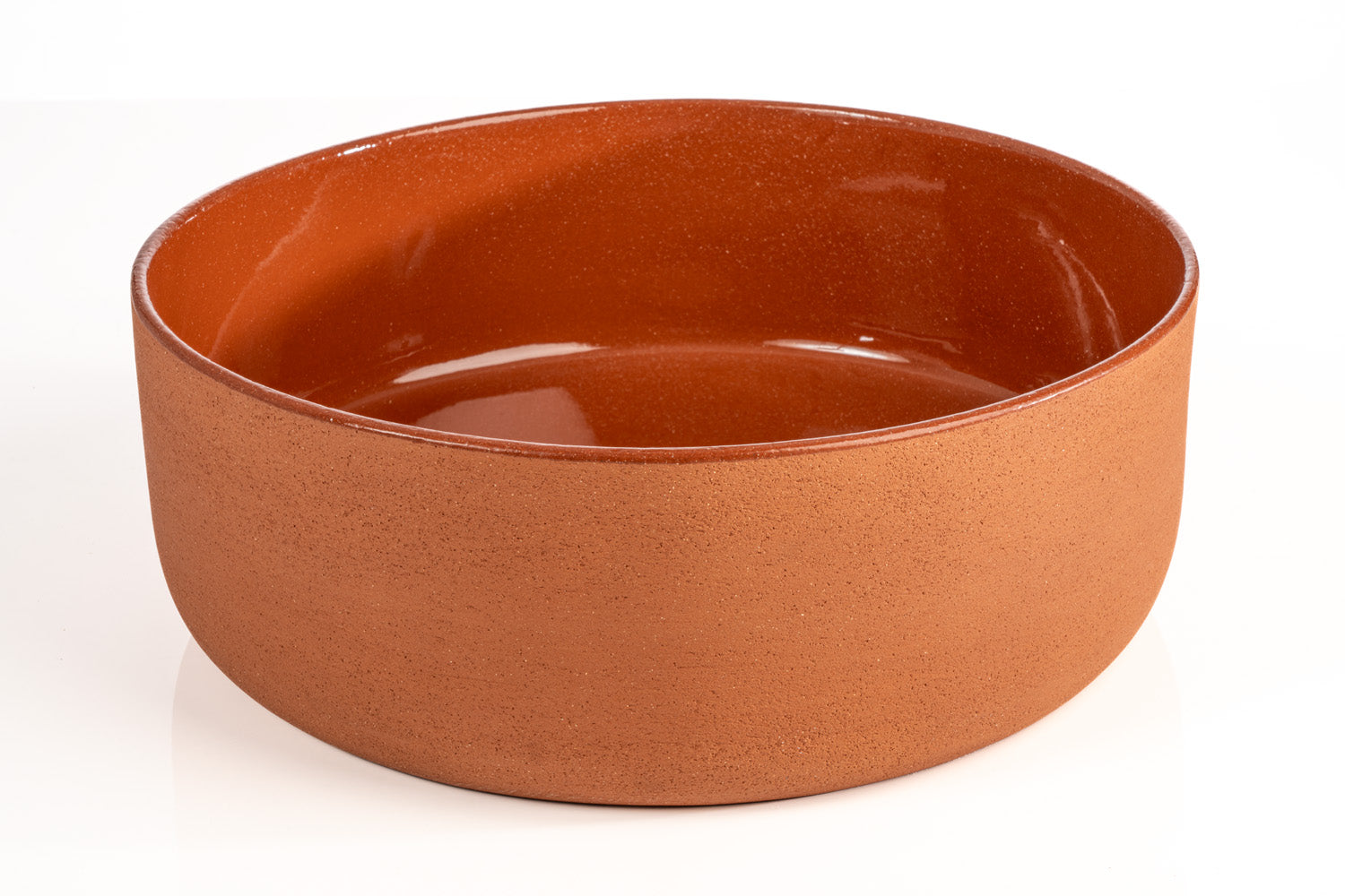 Index Red Lavabo in terracotta colore Rosso Ø 42