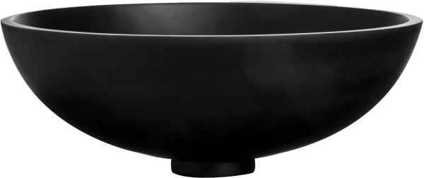 Pop Lavabo in resina ø 38 Nero
