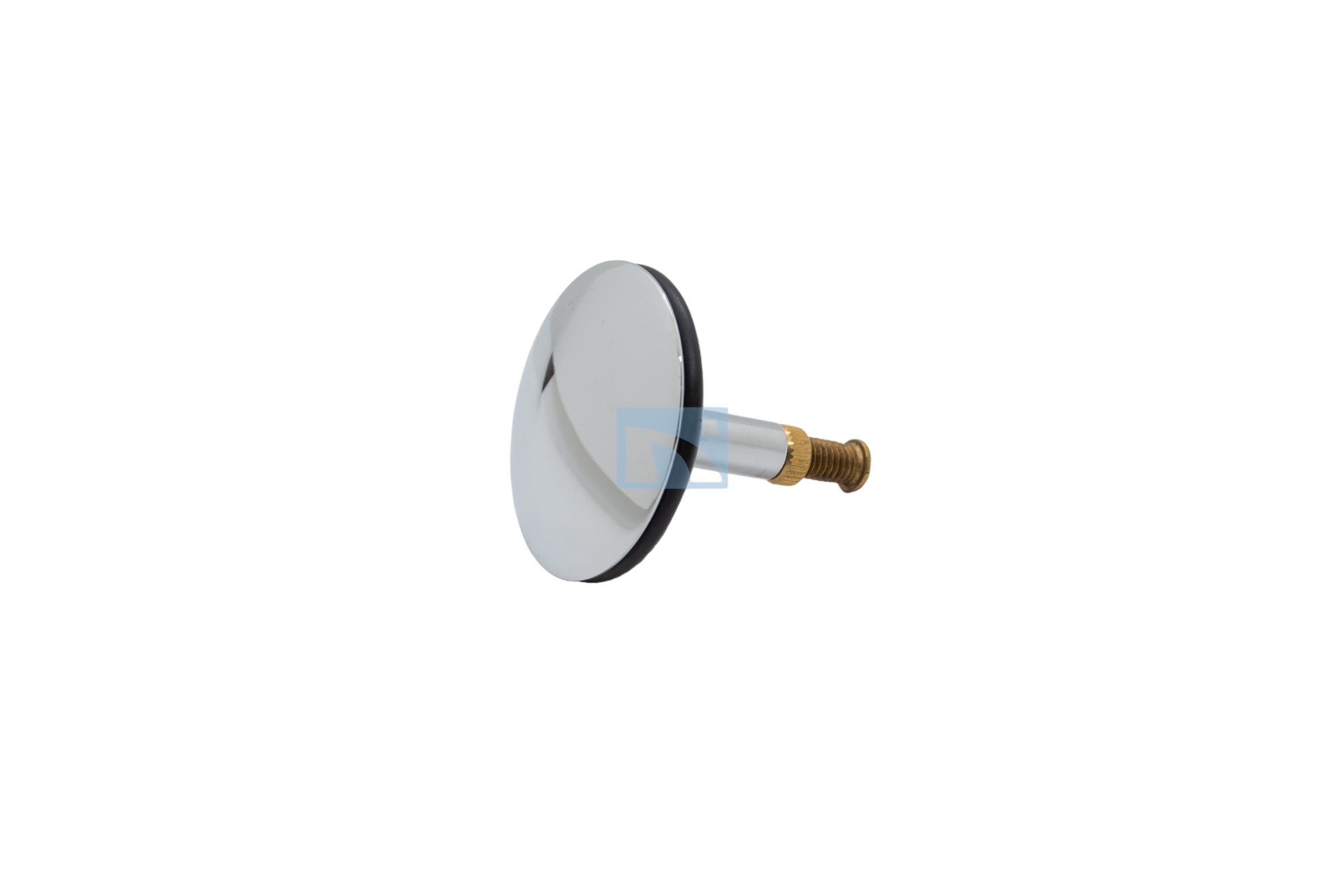 Tappo per colonna vasca da bagno in ottone cromato. Diametro 42,5 mm