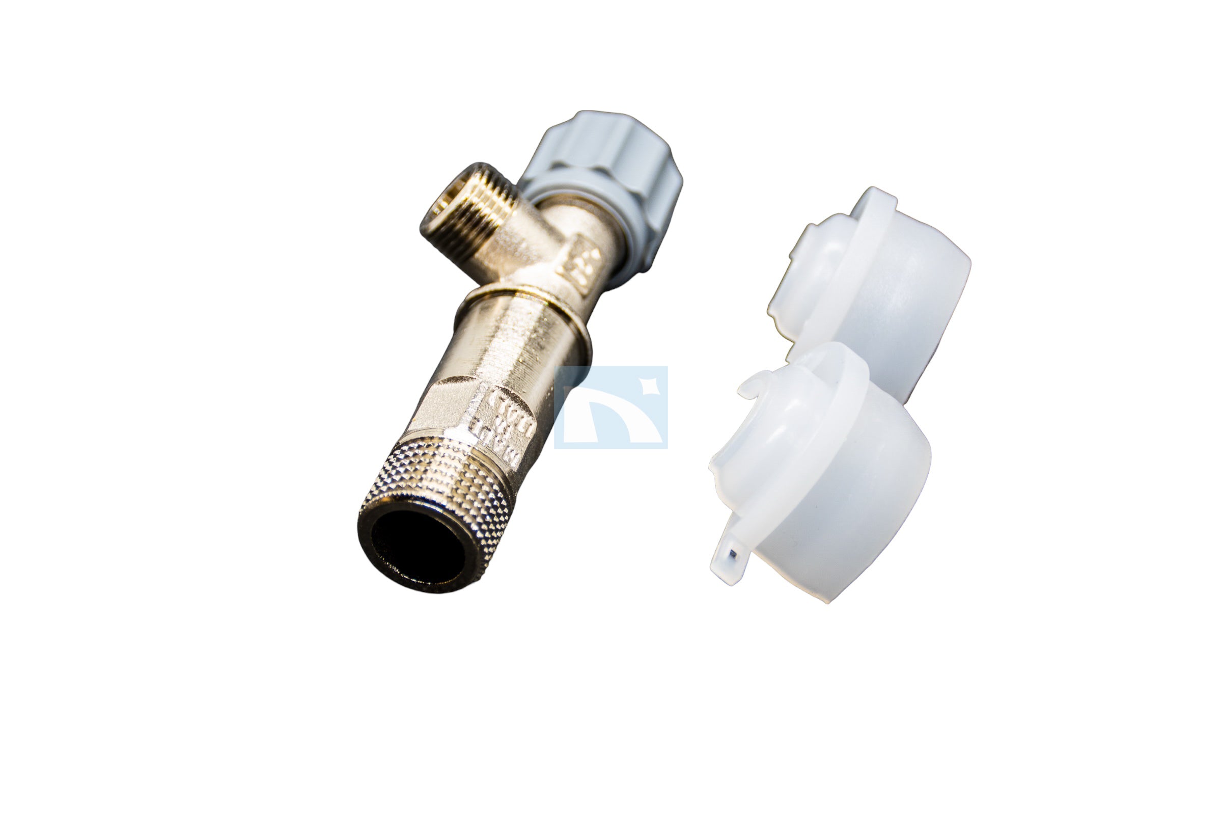 Rubinetto ottone 1/2" con supporto in polietilene Eco Pucci 80006544