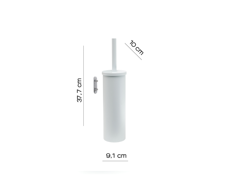Scopino da muro bianco "Flip"